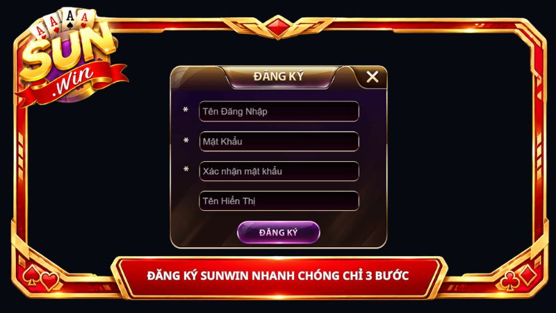 đăng ký Sunwin nhanh chóng chỉ 3 bước