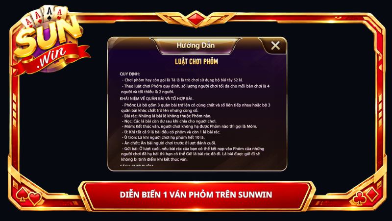 Diễn Biến 1 Ván Phỏm Trên Sunwin
