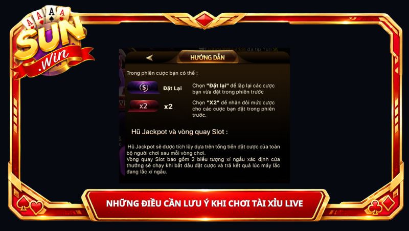 Những Điều Cần Lưu Ý Khi Chơi Tài Xỉu Live