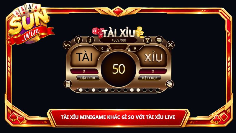 Tài Xỉu Minigame Khác Gì So Với Tài Xỉu Live